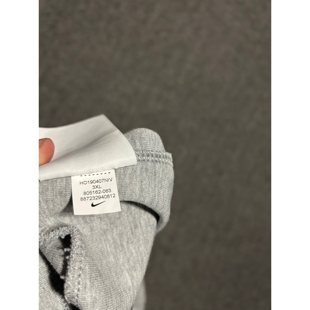 Nike Tech Fleece Joggers Mens 3XL Gray 805162-063 Slim Tapered Sweatpants - Picture 5 of 7